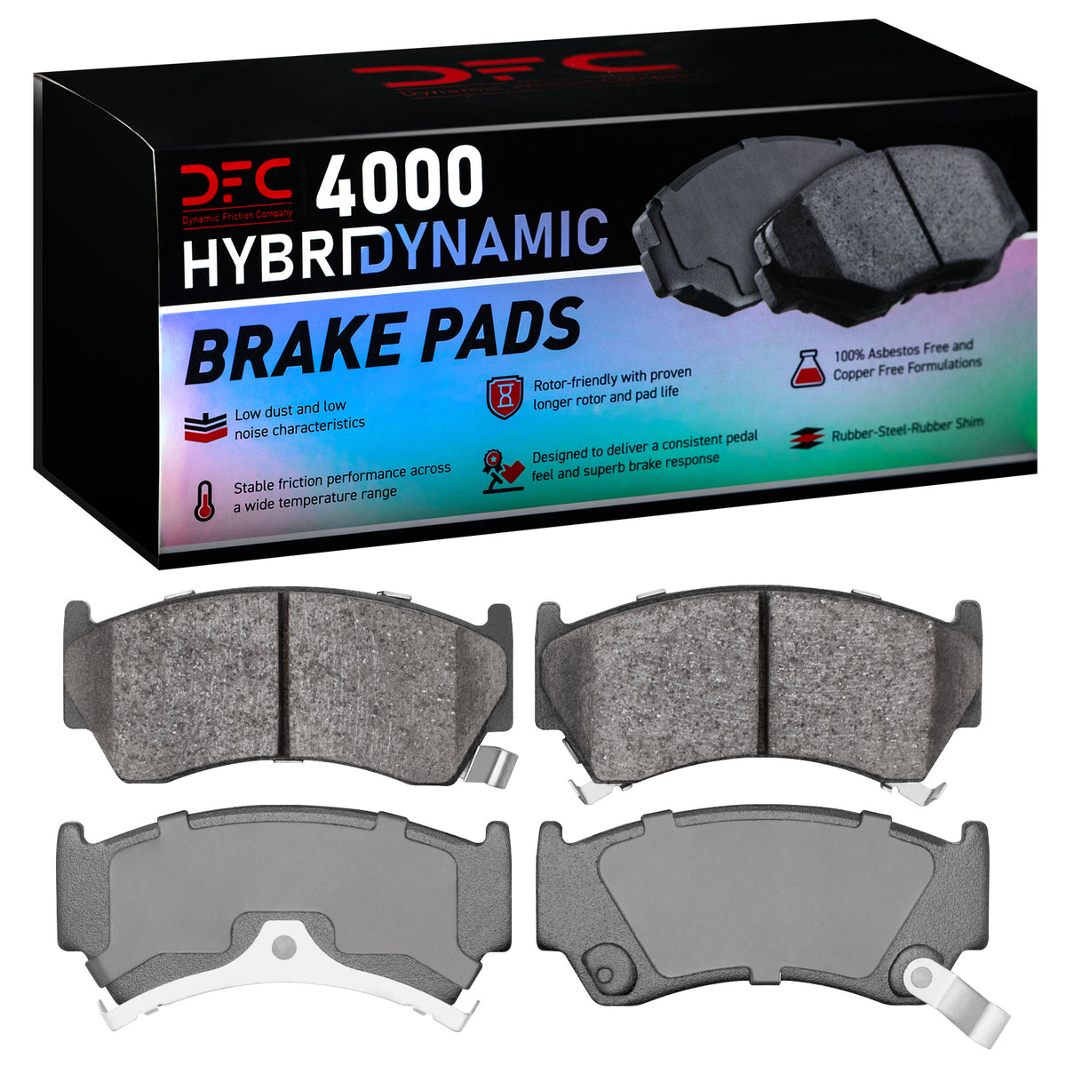 4000-0668-00 DFC 4000 HybriDynamic Brake Pads