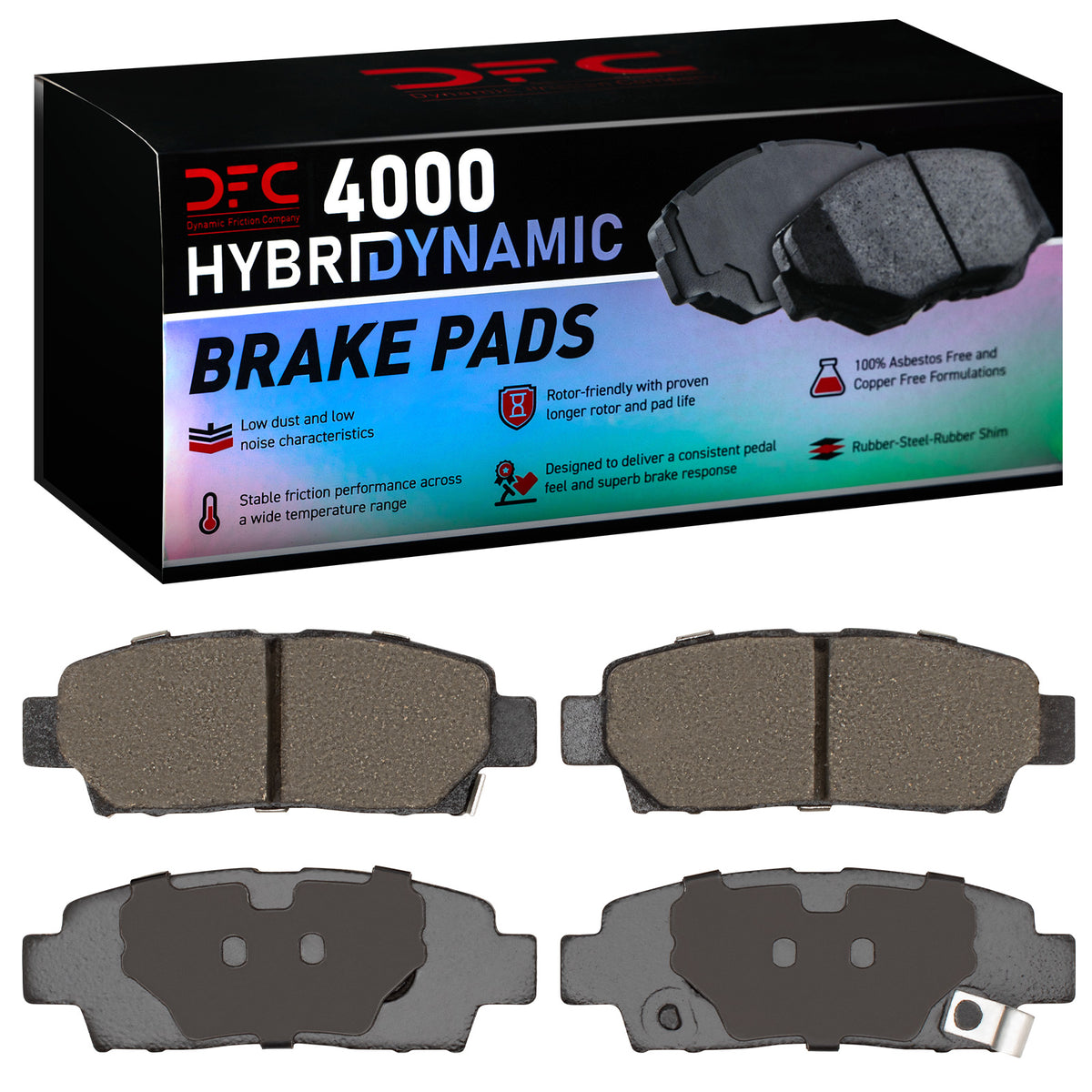4000-0672-00 DFC 4000 HybriDynamic Brake Pads