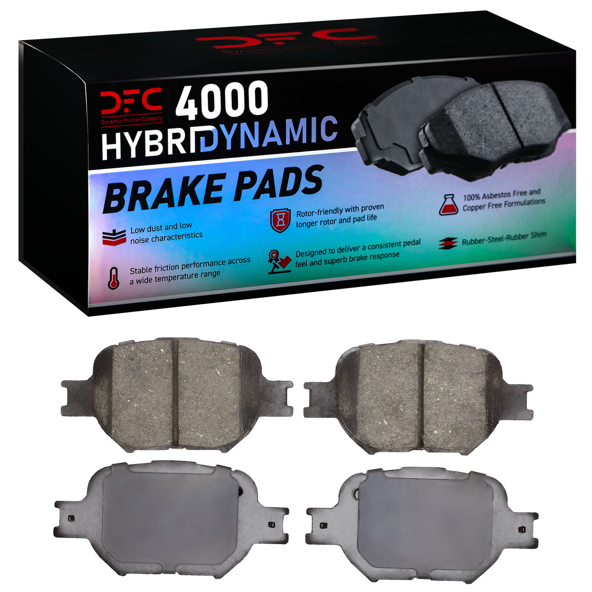 4000-0817-00 DFC 4000 HybriDynamic Brake Pads