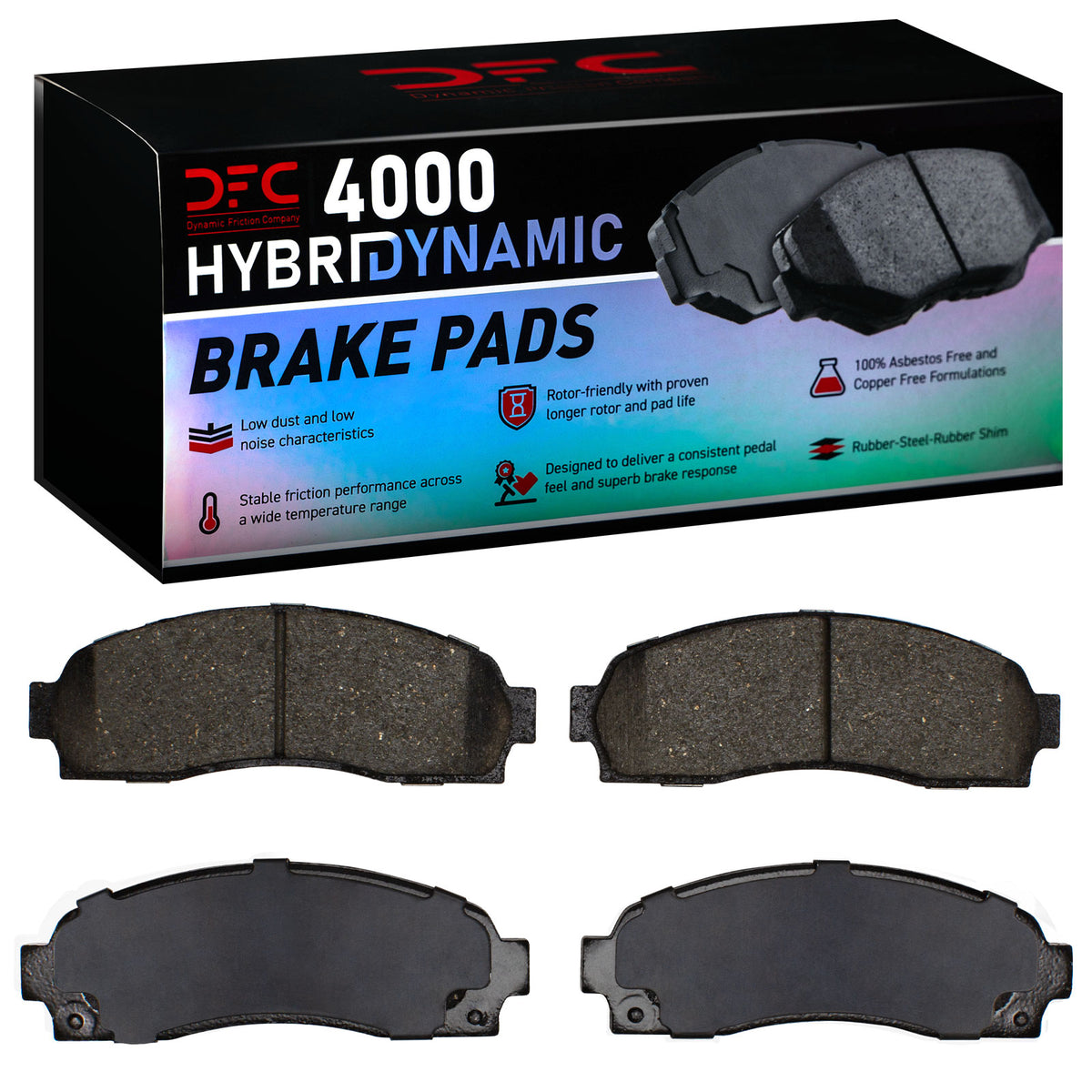 4000-0833-00 DFC 4000 HybriDynamic Brake Pads