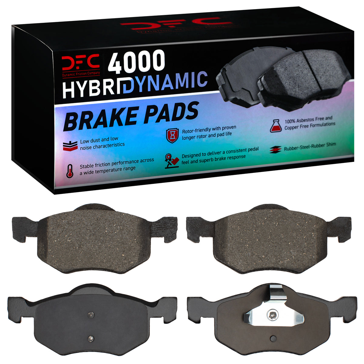 4000-0843-00 DFC 4000 HybriDynamic Brake Pads