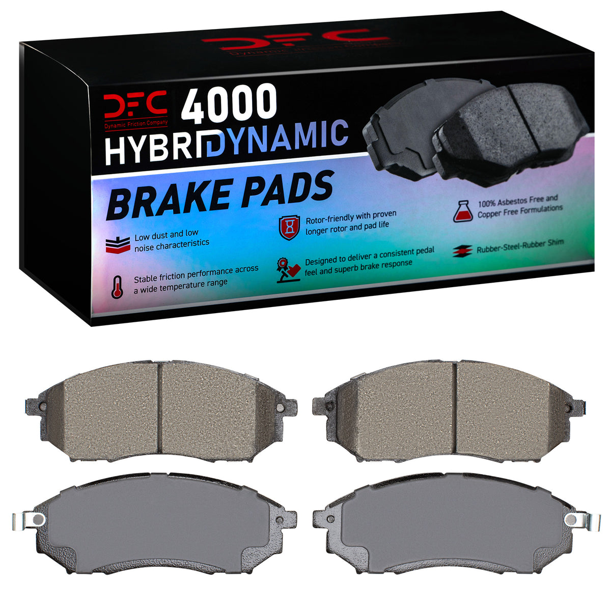 4000-0888-00 DFC 4000 HybriDynamic Brake Pads