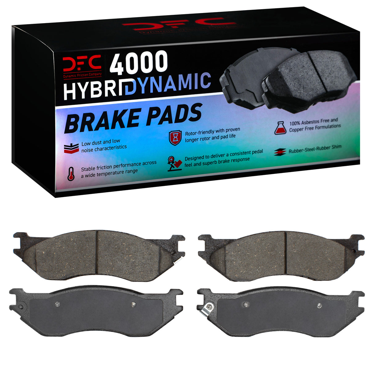 4000-0897-00 DFC 4000 HybriDynamic Brake Pads