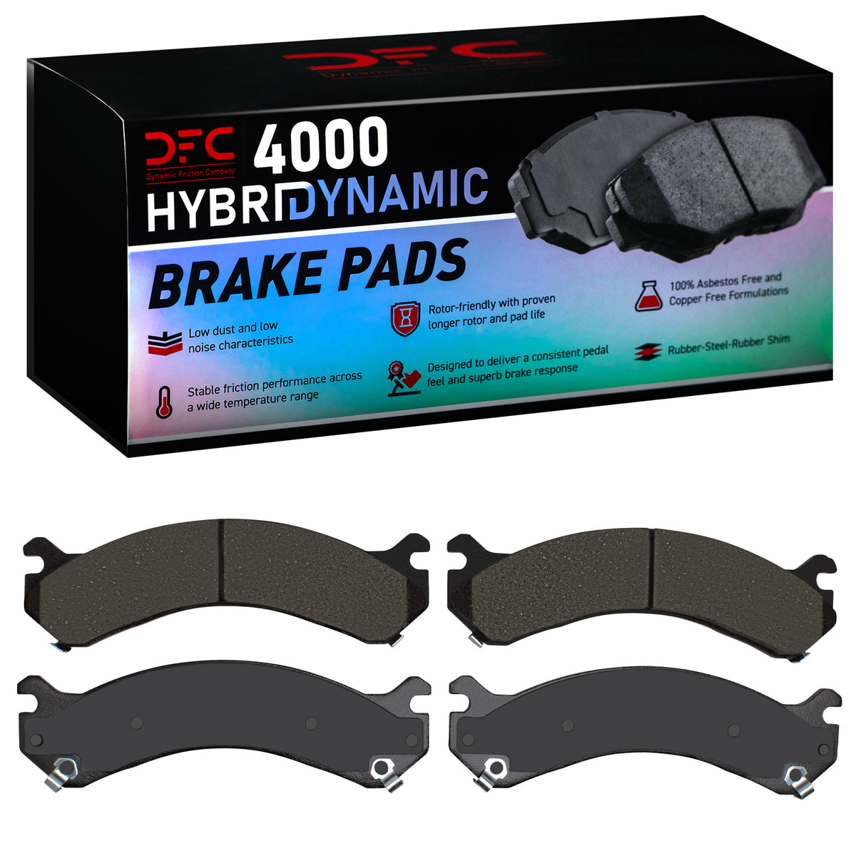 4000-0909-00 DFC 4000 HybriDynamic Brake Pads