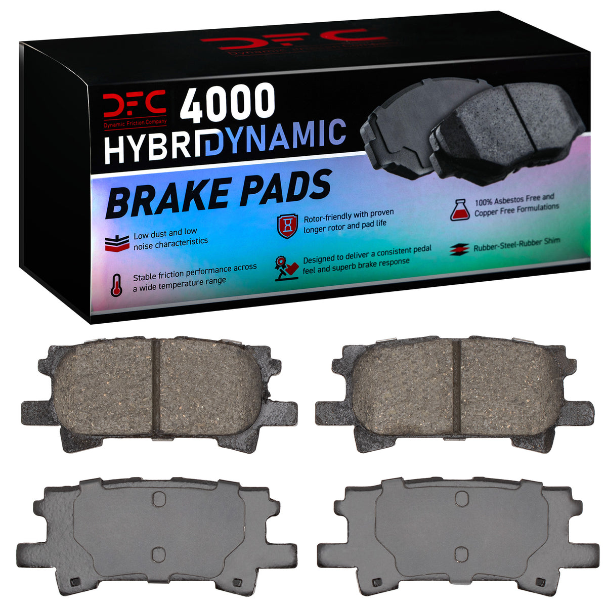 4000-0996-00 DFC 4000 HybriDynamic Brake Pads
