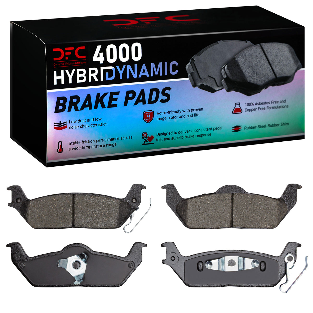 4000-1012-00 DFC 4000 HybriDynamic Brake Pads