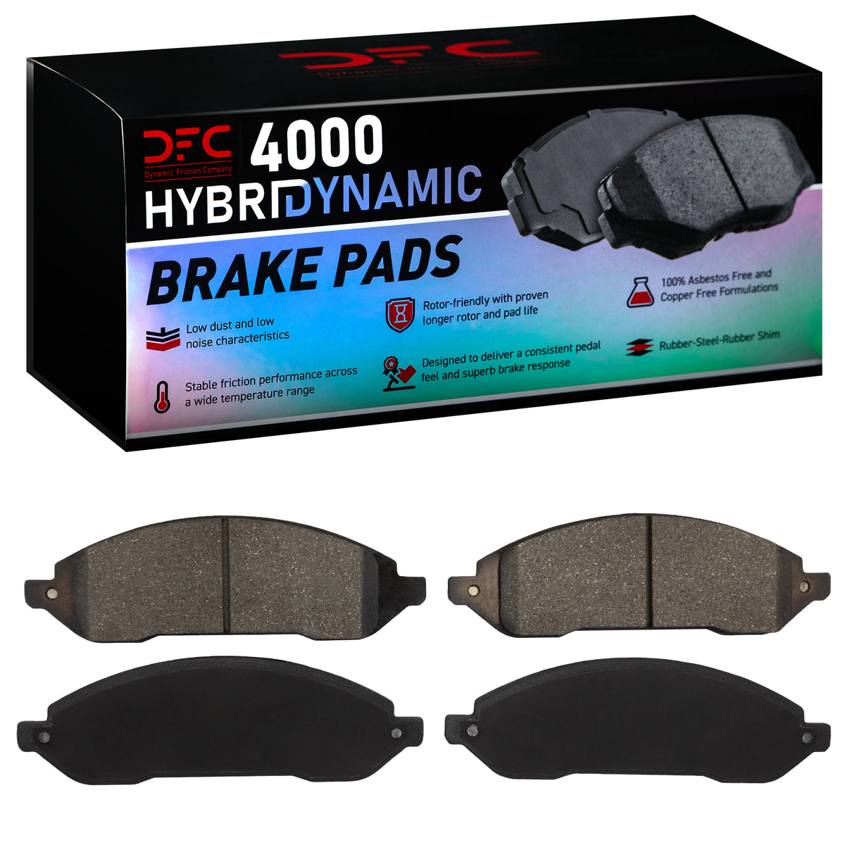 4000-1022-00 DFC 4000 HybriDynamic Brake Pads
