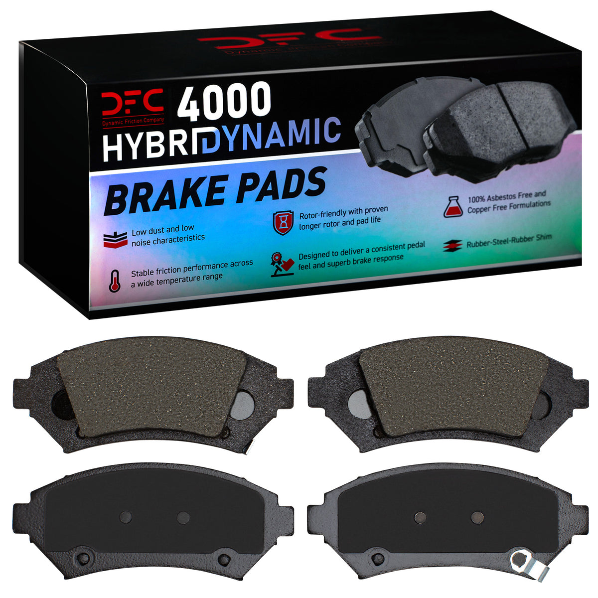 4000-1076-00 DFC 4000 HybriDynamic Brake Pads
