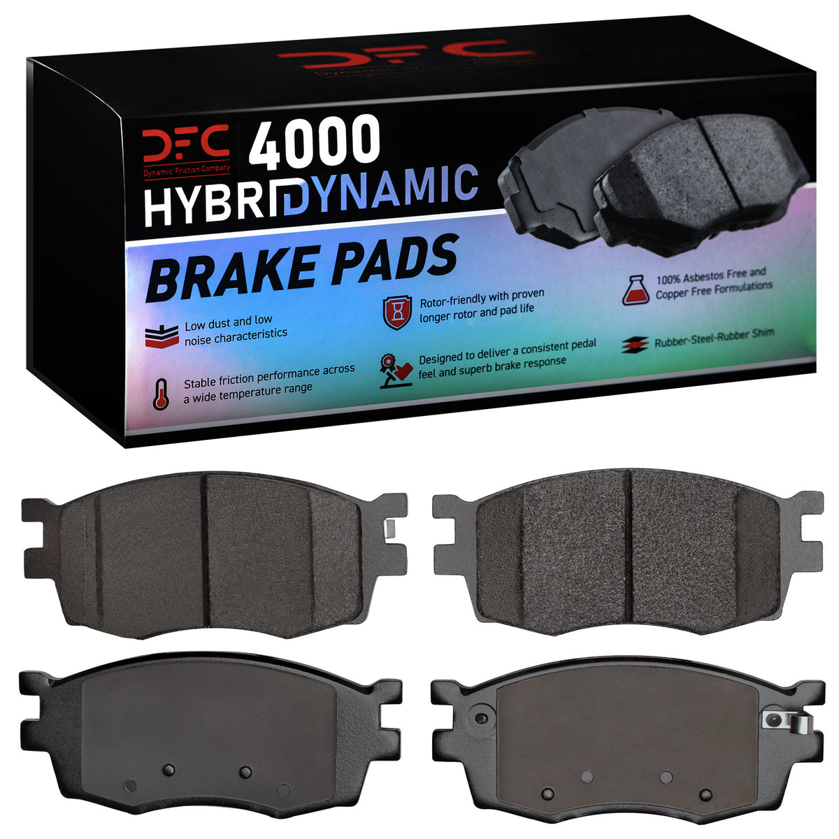 4000-1156-00 DFC 4000 HybriDynamic Brake Pads