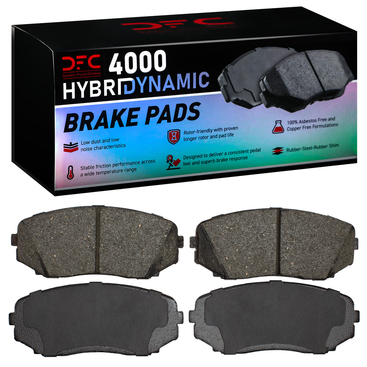 4000-1258-00 DFC 4000 HybriDynamic Brake Pads