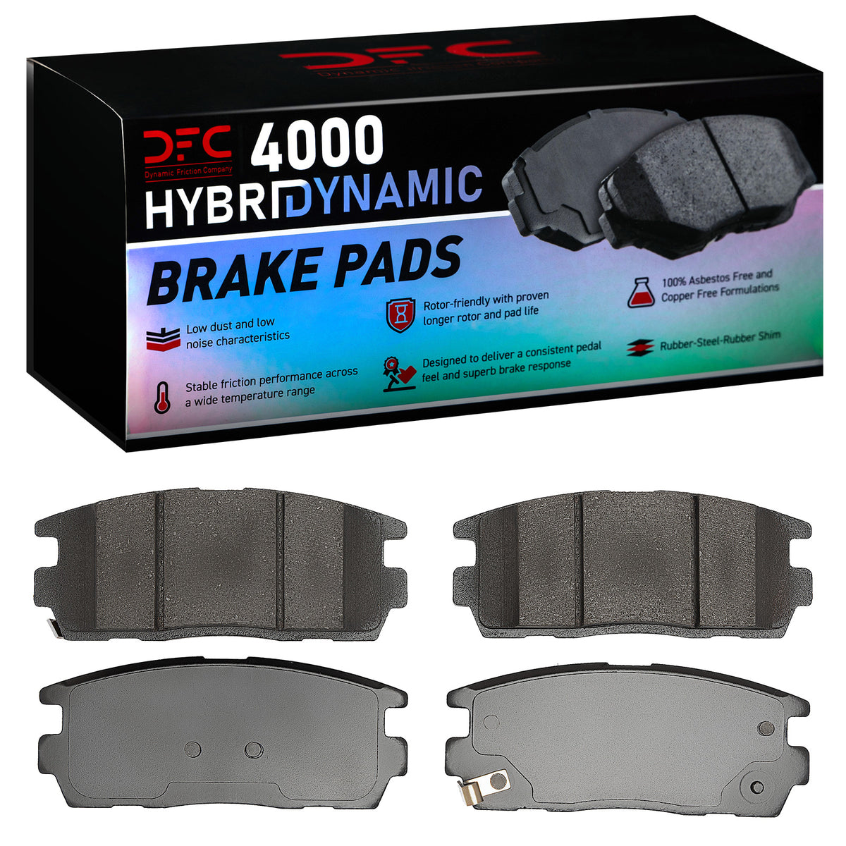 4000-1275-00 DFC 4000 HybriDynamic Brake Pads