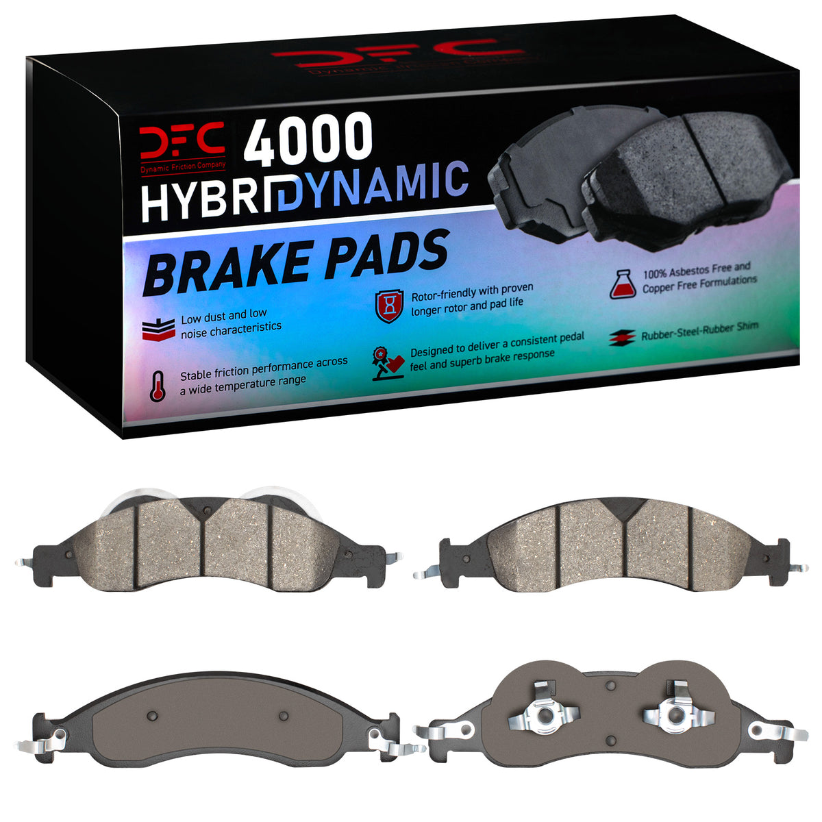 4000-1278-00 DFC 4000 HybriDynamic Brake Pads