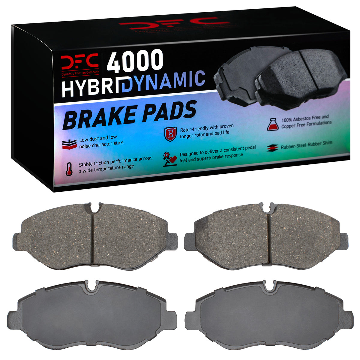 4000-1316-00 DFC 4000 HybriDynamic Brake Pads