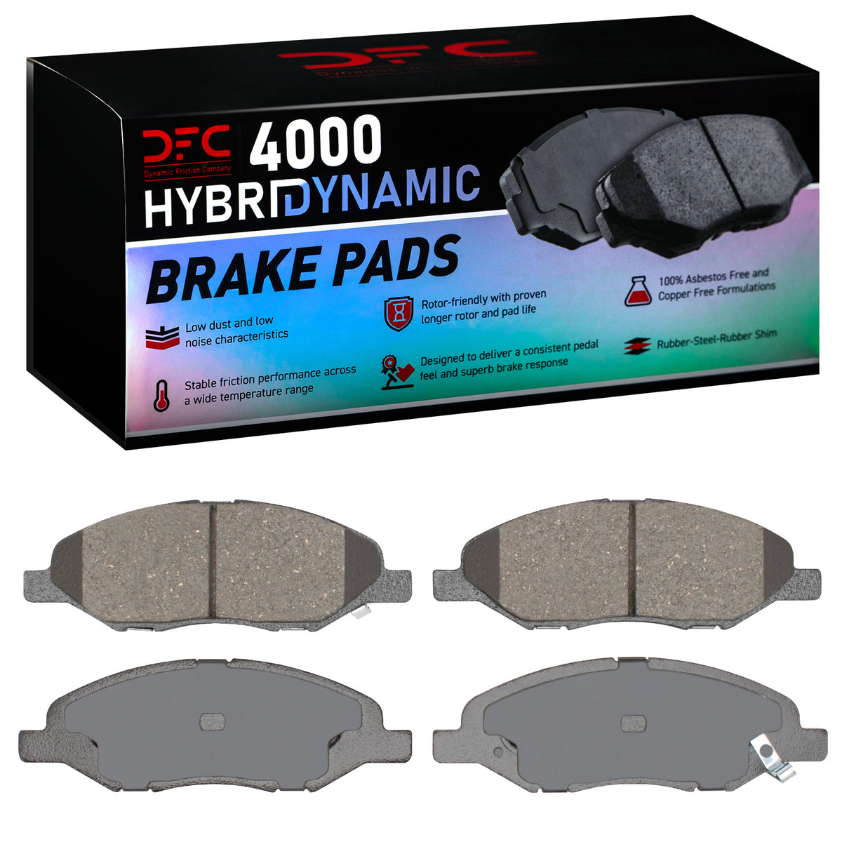 4000-1345-00 DFC 4000 HybriDynamic Brake Pads