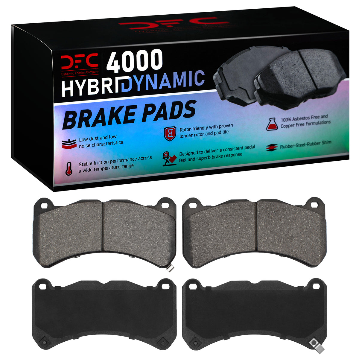4000-1365-00 DFC 4000 HybriDynamic Brake Pads