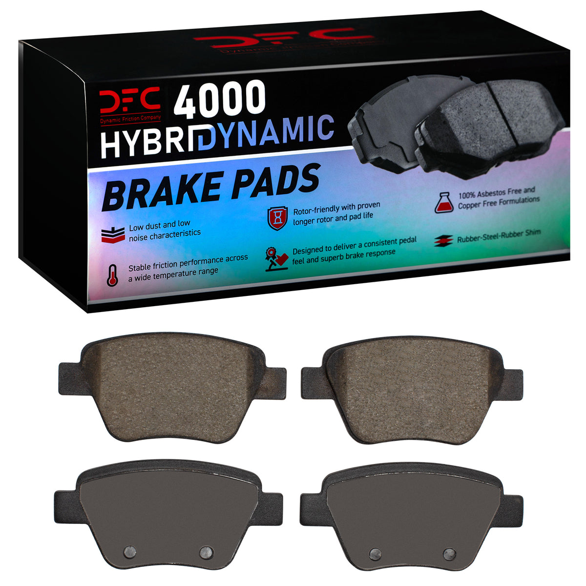 4000-1456-00 DFC 4000 HybriDynamic Brake Pads