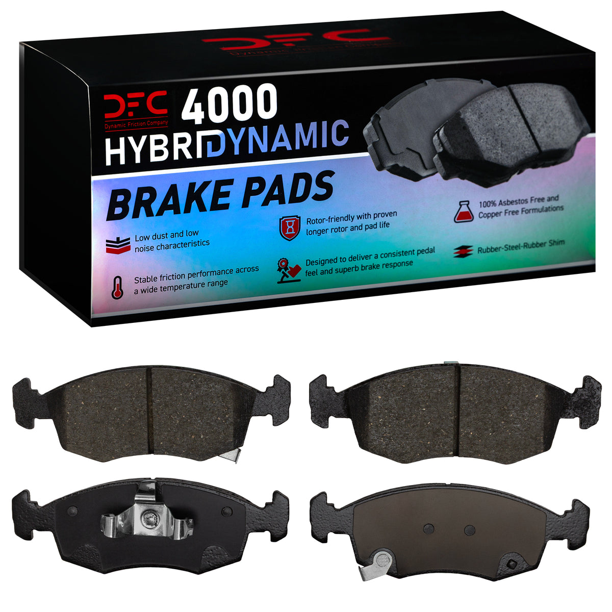4000-1568-00 DFC 4000 HybriDynamic Brake Pads