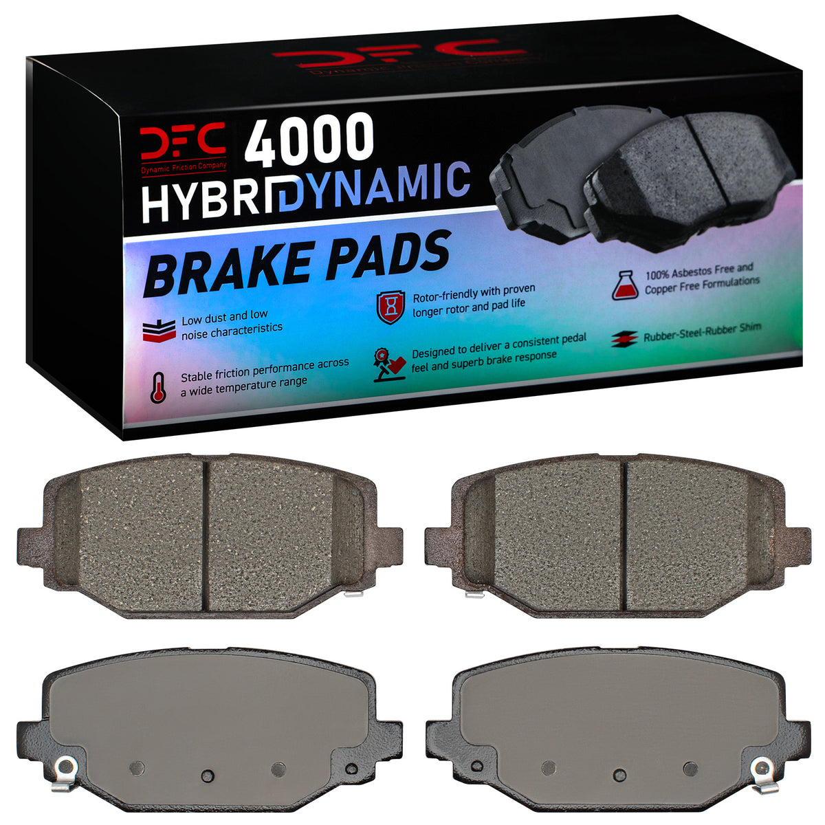 4000-1596-00 DFC 4000 HybriDynamic Brake Pads