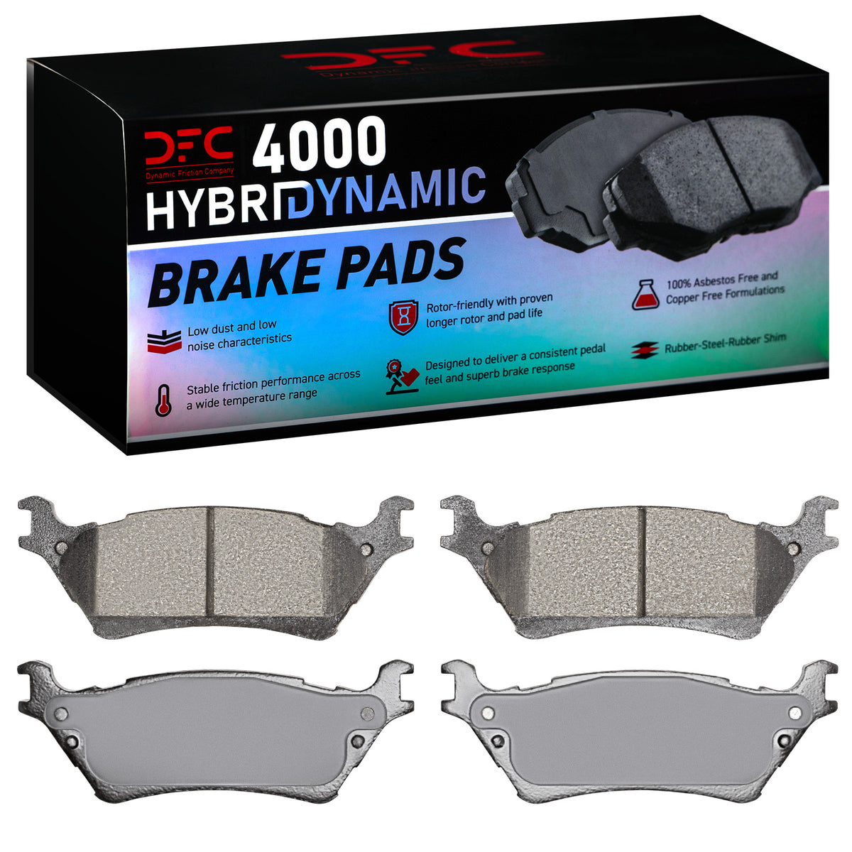 4000-1602-00 DFC 4000 HybriDynamic Brake Pads