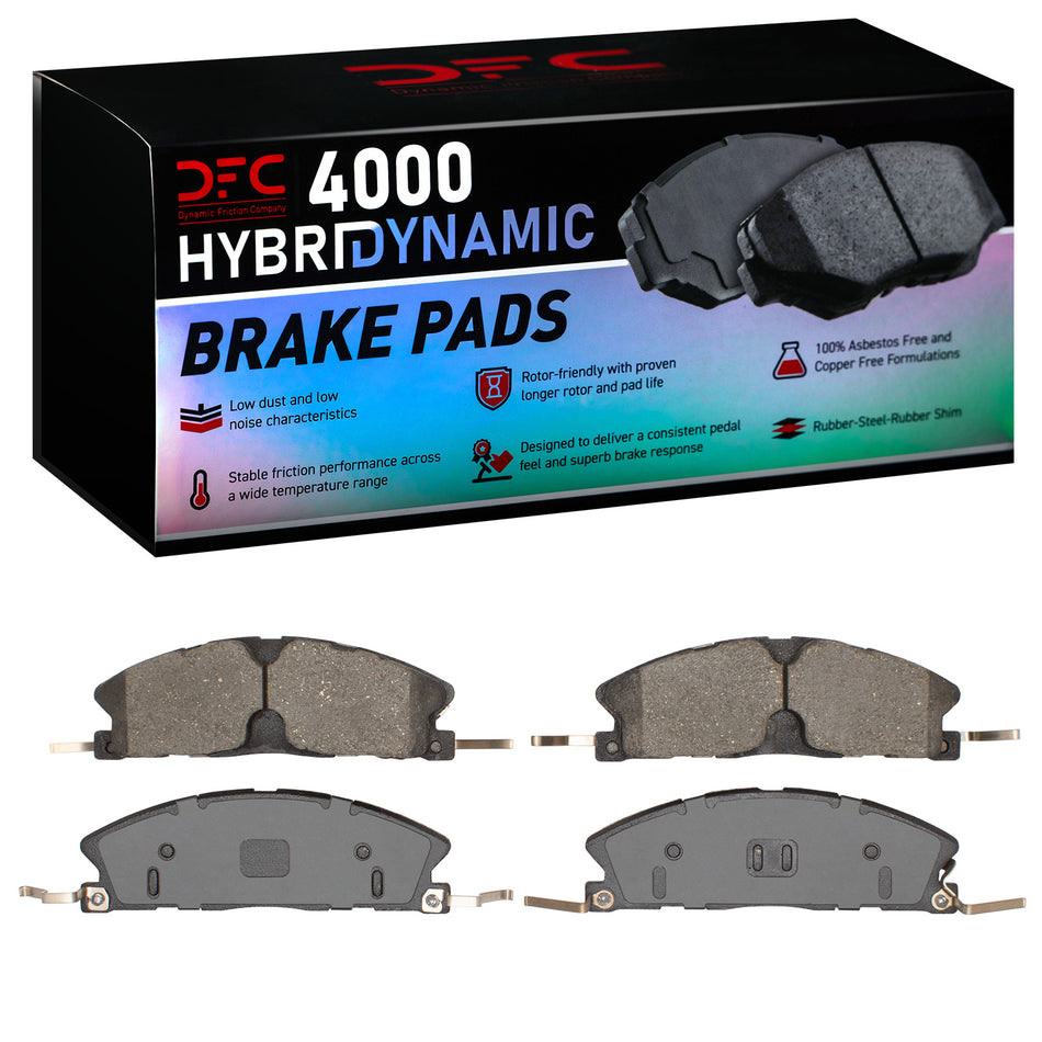 4000-1611-10 DFC 4000 HybriDynamic Brake Pads
