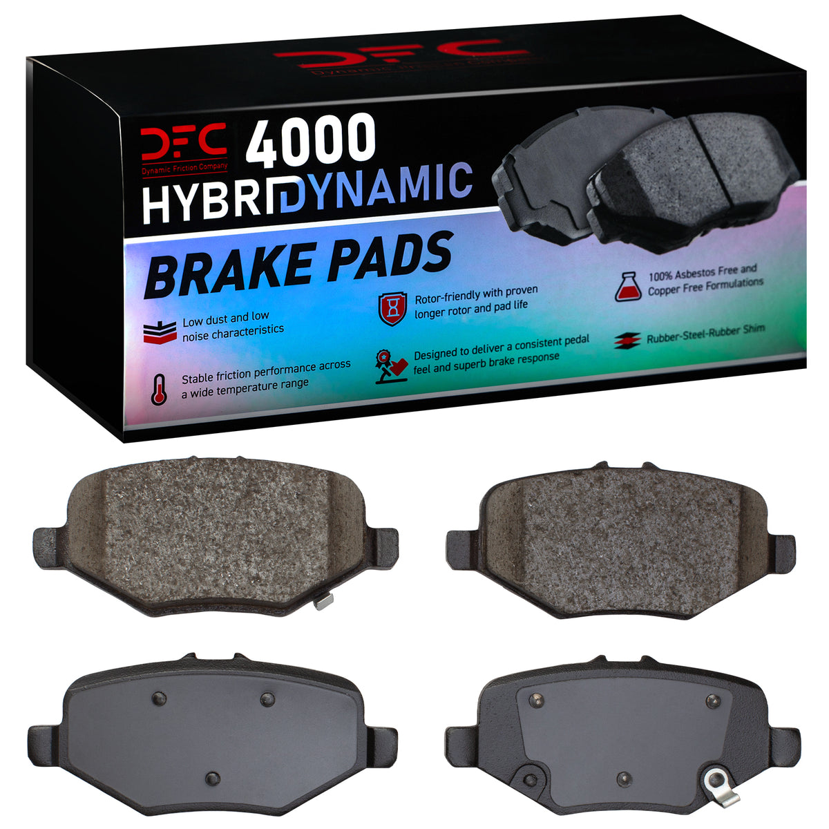 4000-1612-00 DFC 4000 HybriDynamic Brake Pads