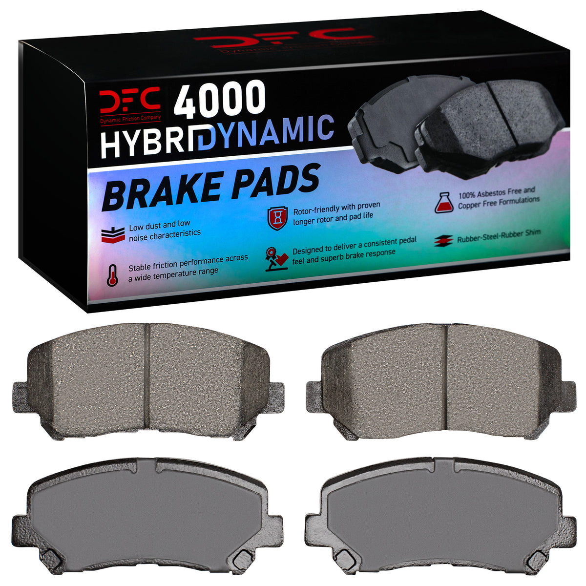 4000-1623-00 DFC 4000 HybriDynamic Brake Pads
