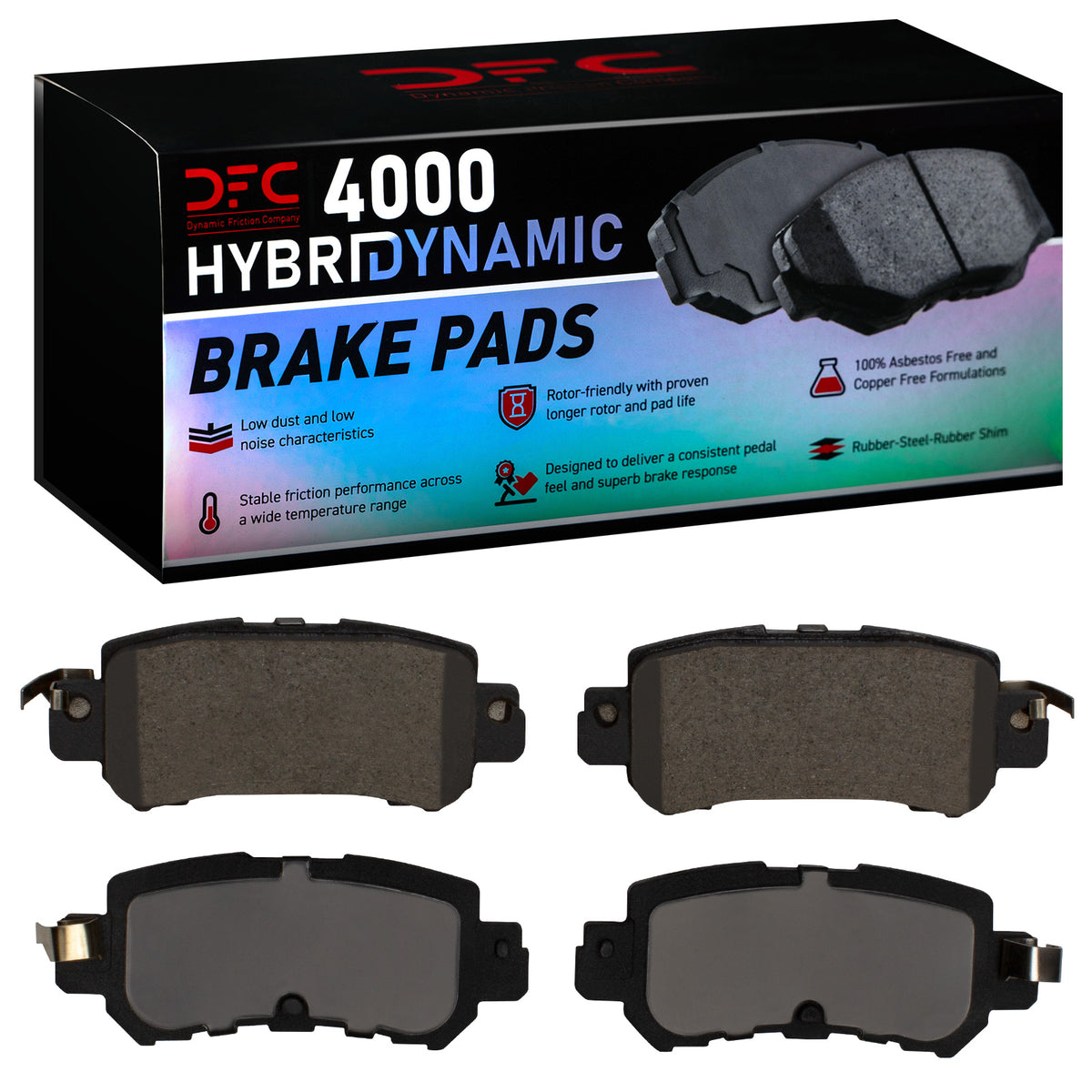 4000-1624-00 DFC 4000 HybriDynamic Brake Pads
