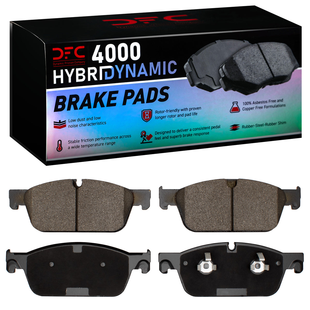4000-1636-10 DFC 4000 HybriDynamic Brake Pads