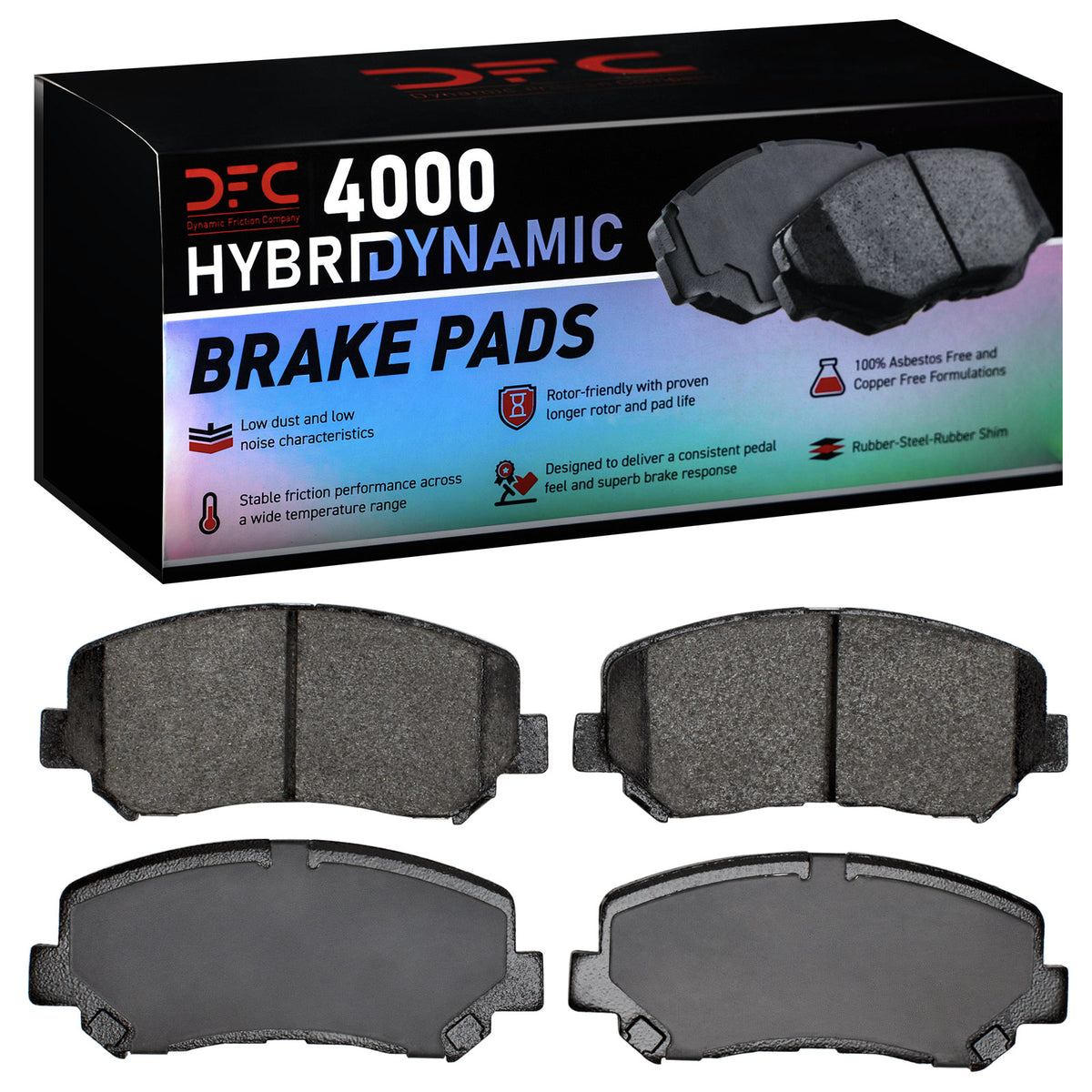 4000-1640-00 DFC 4000 HybriDynamic Brake Pads
