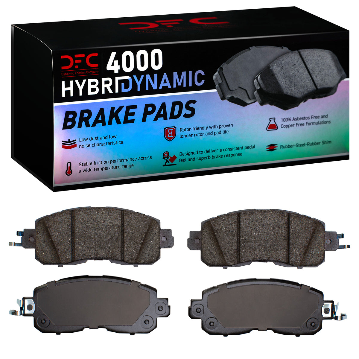 4000-1650-00 DFC 4000 HybriDynamic Brake Pads