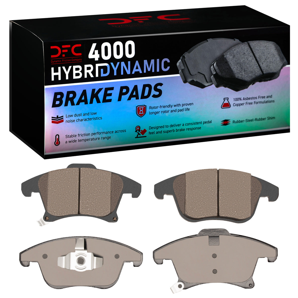 4000-1653-00 DFC 4000 HybriDynamic Brake Pads