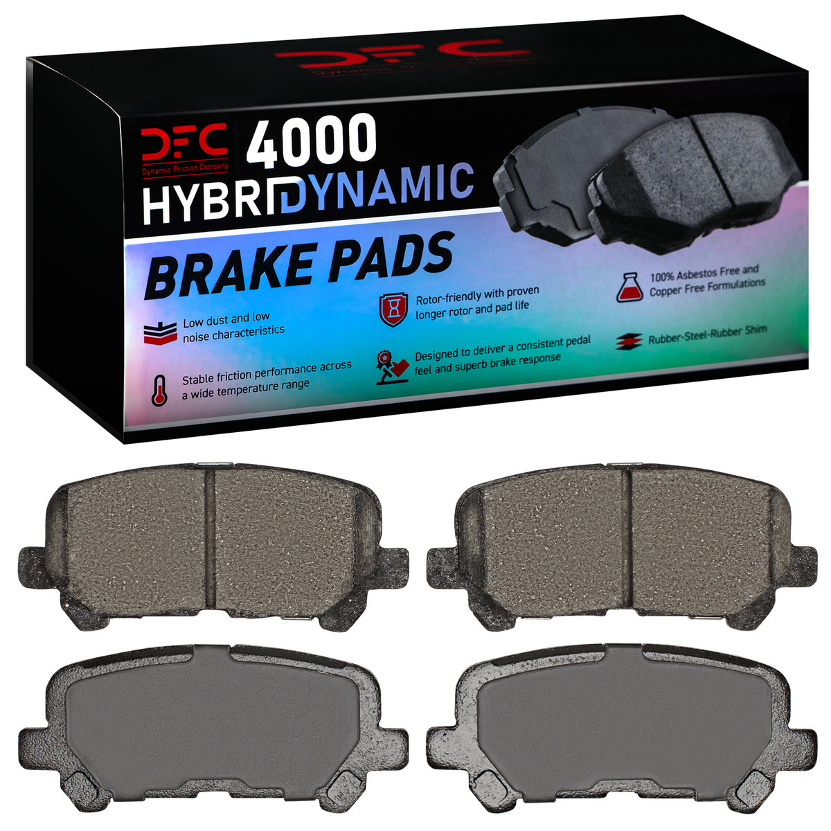 4000-1724-00 DFC 4000 HybriDynamic Brake Pads