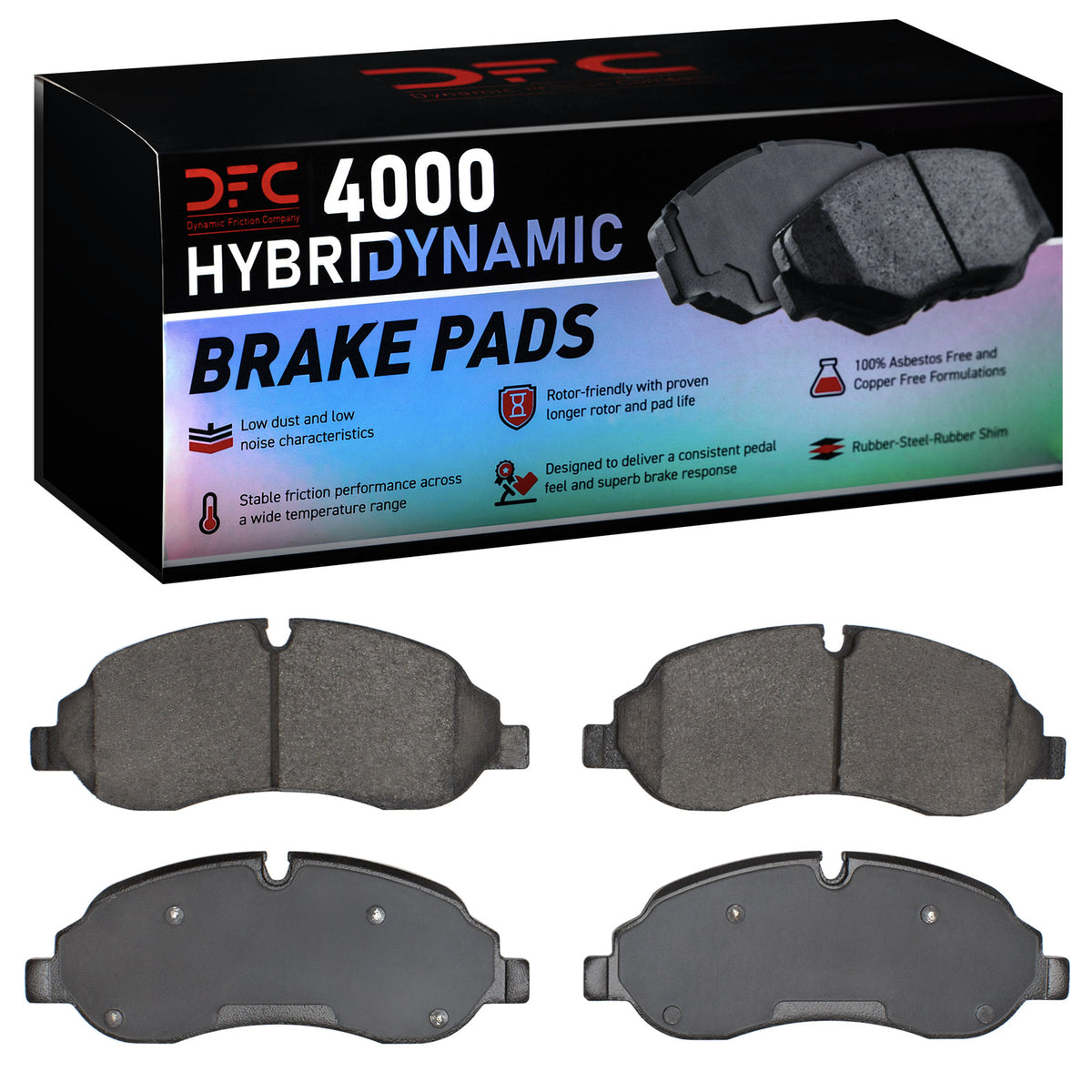 4000-1774-00 DFC 4000 HybriDynamic Brake Pads