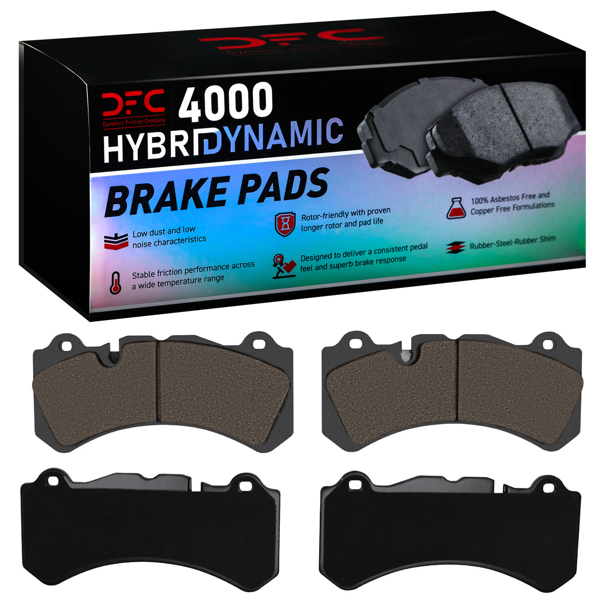 4000-1819-00 DFC 4000 HybriDynamic Brake Pads
