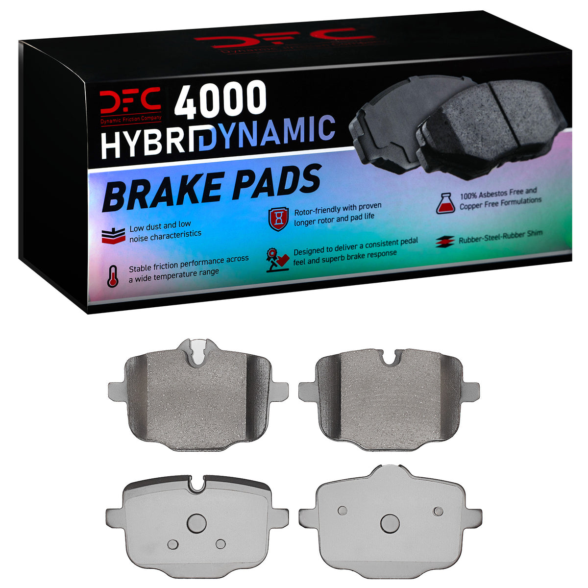4000-1850-00 DFC 4000 HybriDynamic Brake Pads