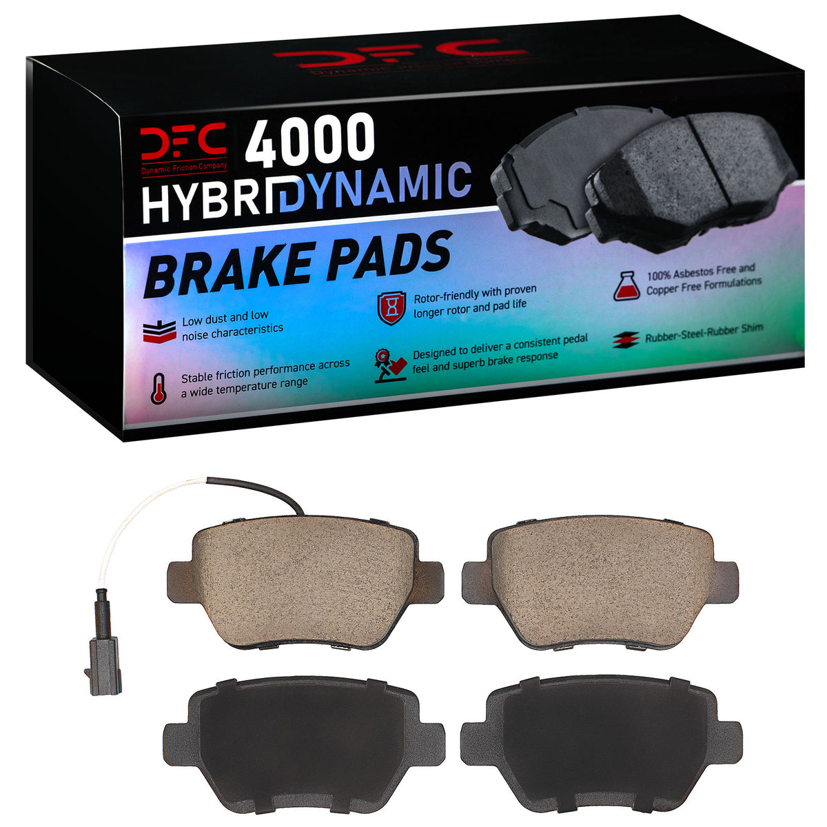 4000-1851-00 DFC 4000 HybriDynamic Brake Pads