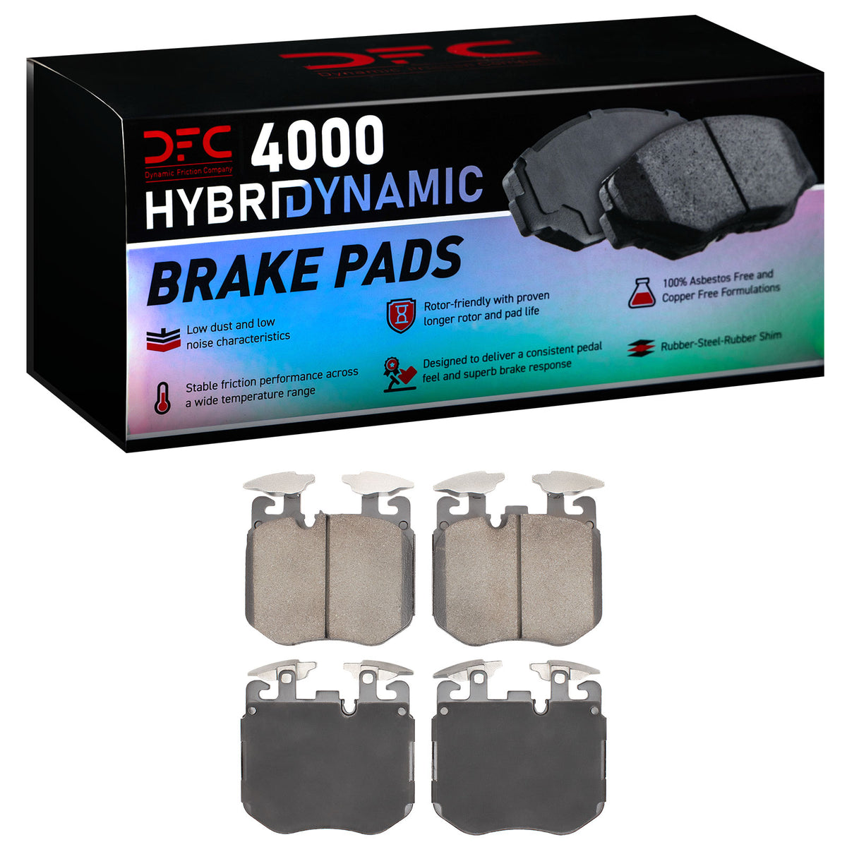 4000-1868-00 DFC 4000 HybriDynamic Brake Pads