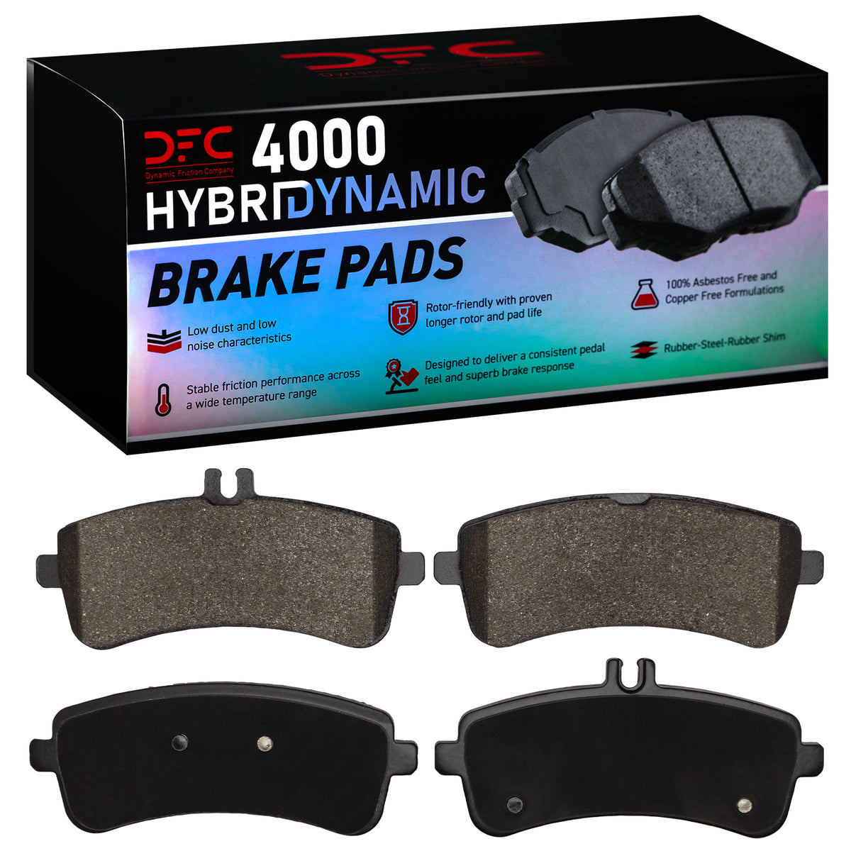 4000-1907-00 DFC 4000 HybriDynamic Brake Pads
