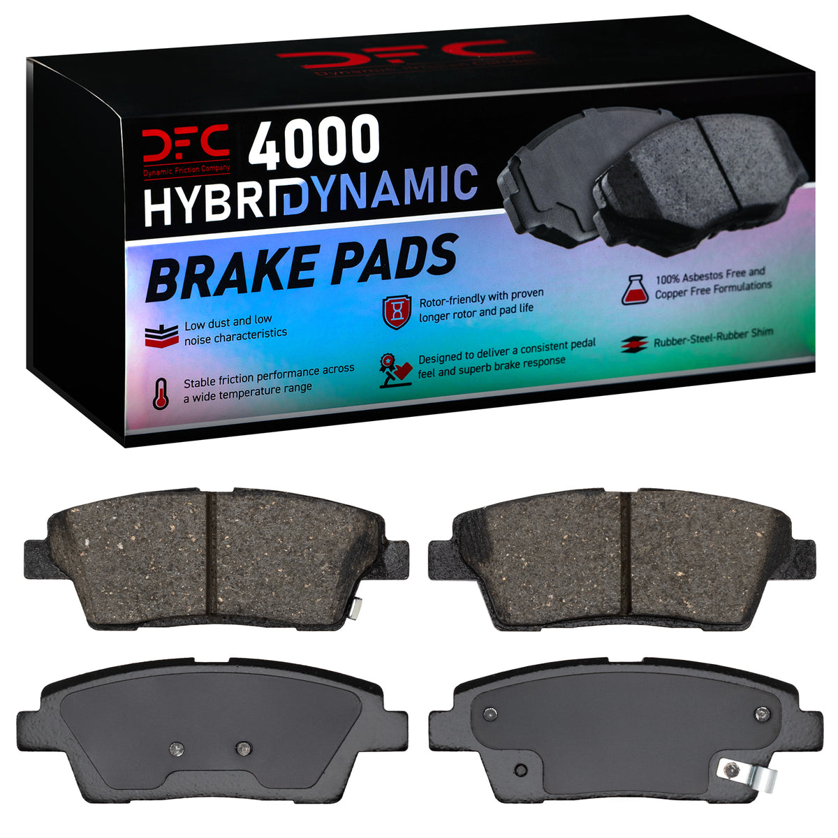 4000-2100-00 DFC 4000 HybriDynamic Brake Pads