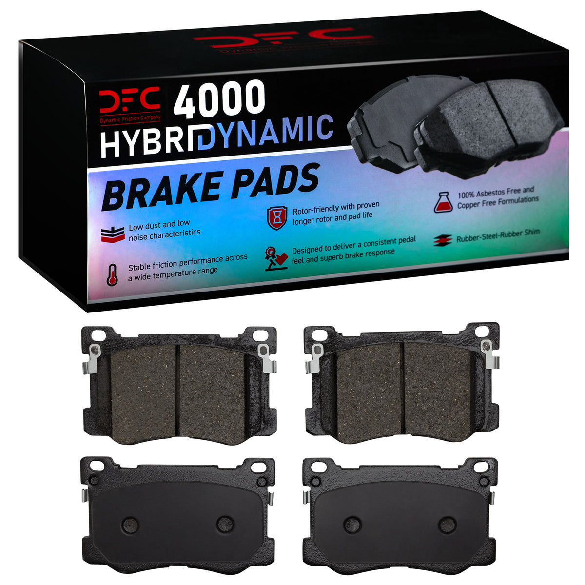 4000-2101-00 DFC 4000 HybriDynamic Brake Pads