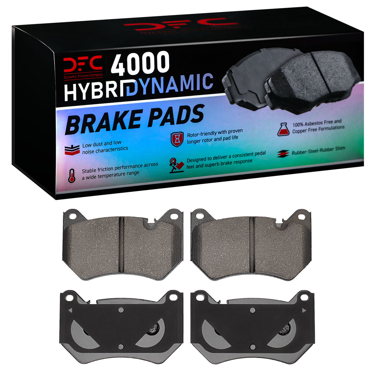 4000-2139-00 DFC 4000 HybriDynamic Brake Pads