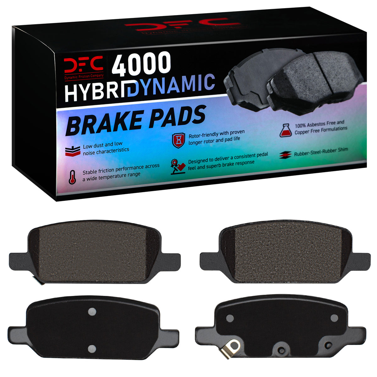 4000-2283-00 DFC 4000 HybriDynamic Brake Pads