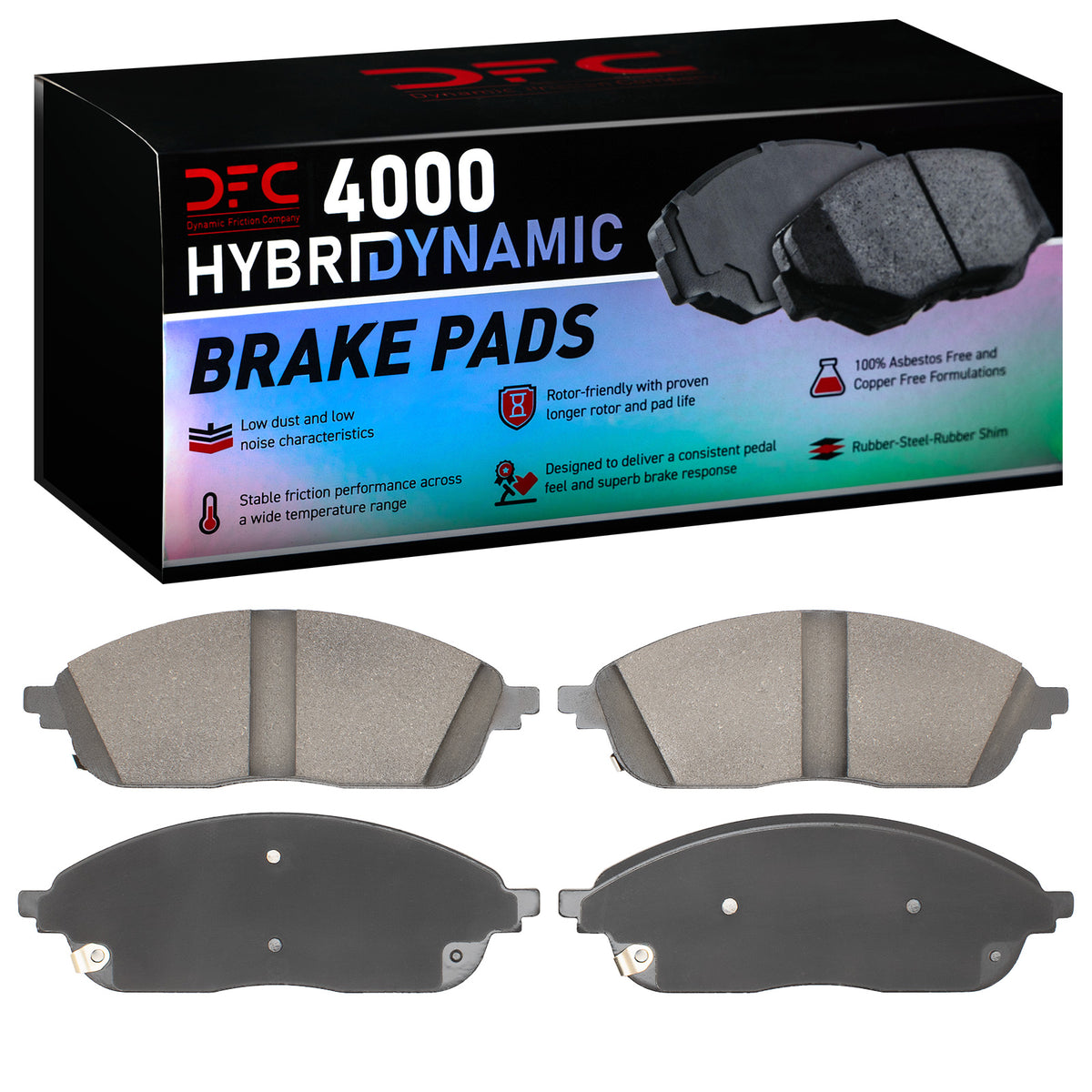 4000-2436-00 DFC 4000 HybriDynamic Brake Pads