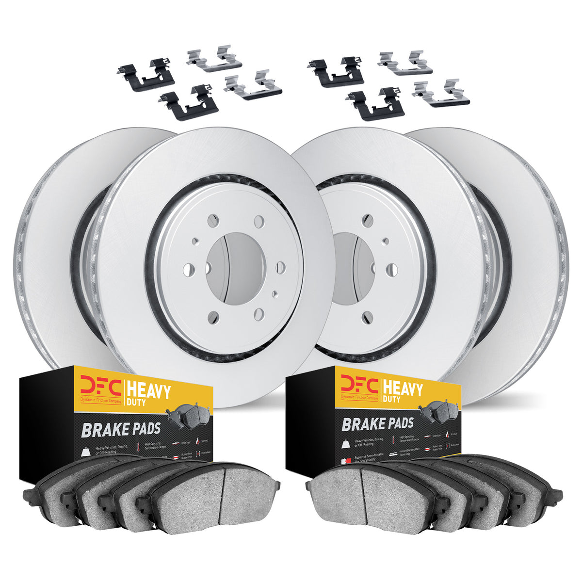 4214-54003 DFC Geospec Rotors with Heavy Duty Brake Pads includes Hardware