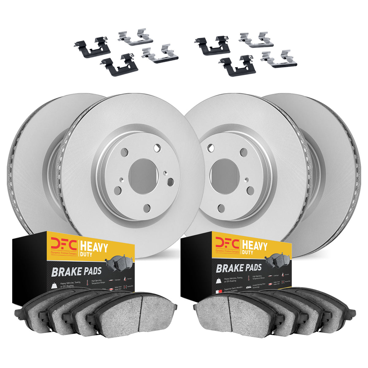 4214-76006 DFC Geospec Rotors with Heavy Duty Brake Pads includes Hardware