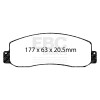 ED91777 Truck/SUV Extra Duty Brake Pads