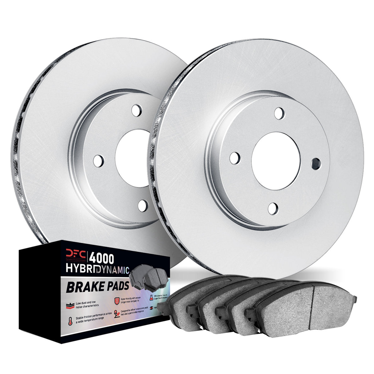 4802-03055 DFC Geospec Rotors with 4000 HybriDynamic Brake Pads