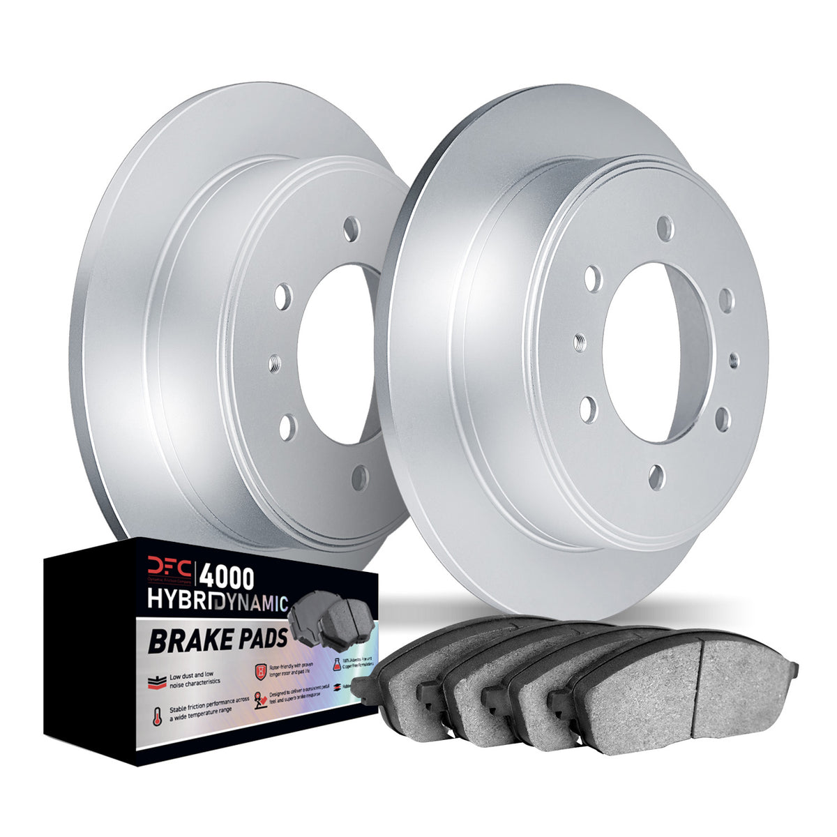 4802-21001 DFC Geospec Rotors with 4000 HybriDynamic Brake Pads