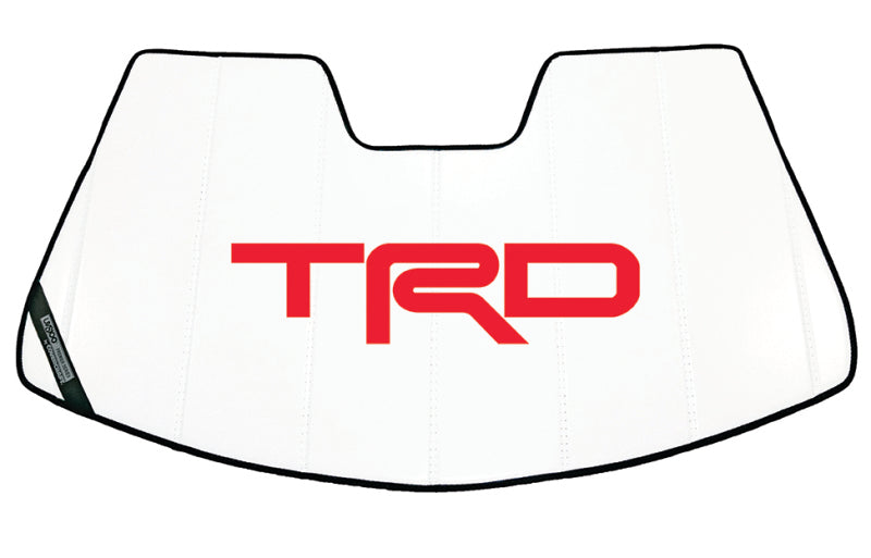 Covercraft 20-24 Toyota Official Licensed UVS100 Premier Series Custom Sunscreen with Red TRD Logo