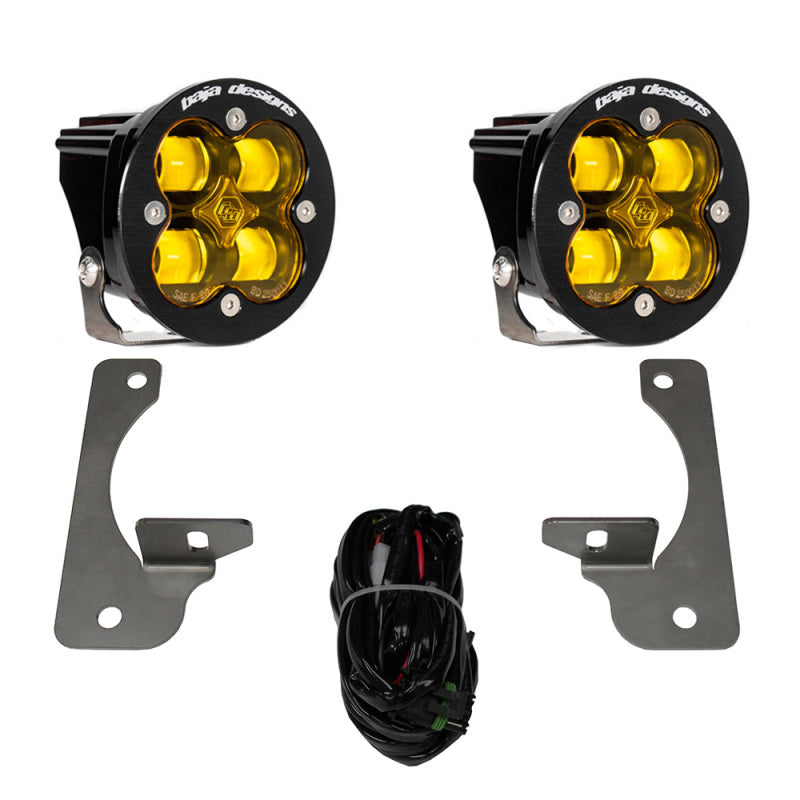 Baja Designs 10-18 Jeep JK Rubicon Squadron R SAE Lichtset - Gelb